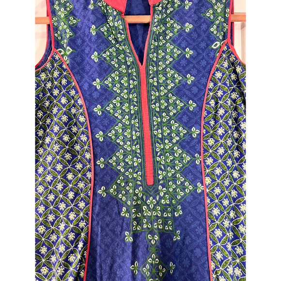 Biba Size 32 Small Sleeveless Cotton A Line Dress - Picture 3 of 4